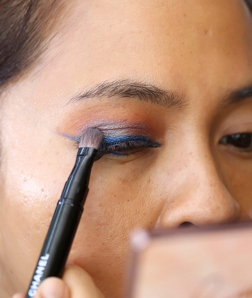 Mac Eye Makeup Application A Mac Chromat Collection Makeup Tutorial With Royal Blue Cat