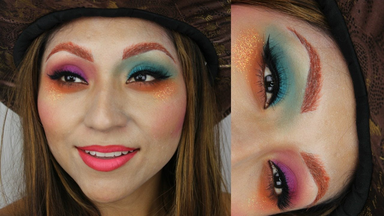 Mad Hatter Eye Makeup Mad Hatter Tutorial Easy Last Minute Halloween Makeup Itshalo