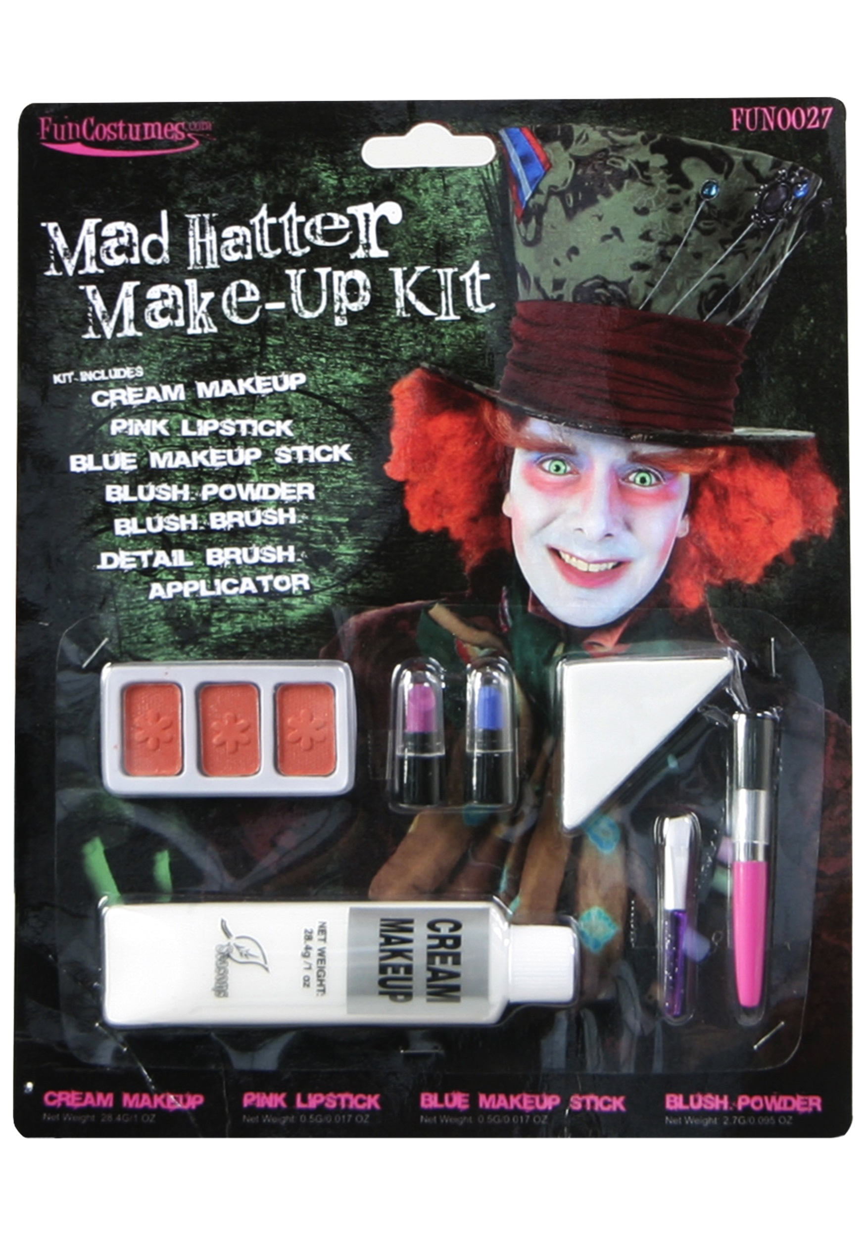 Mad Hatter Eye Makeup Mad Hatter Wonderland Makeup Kit Alice In Wonderland Halloween