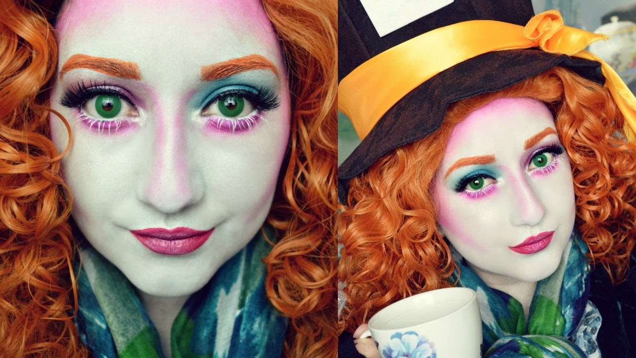 Mad Hatter Eye Makeup Wonderland Mad Hatter Makeup Tutorial Youtube