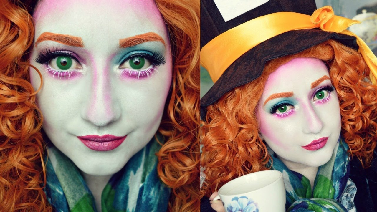 Mad Hatter Eye Makeup Wonderland Mad Hatter Makeup Tutorial Youtube