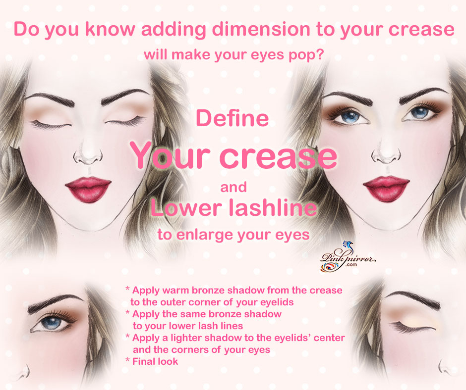 Makeup For Bigger Eyes Makeup Tips For Your Eyes Appear Bigger And Wider Pinkmirror Blog