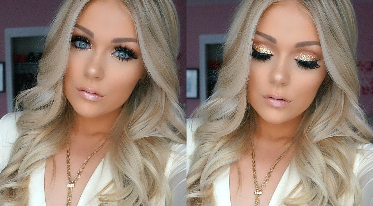 Makeup For Blondes With Blue Eyes Prom Makeup Tutorial 2016 Youtube