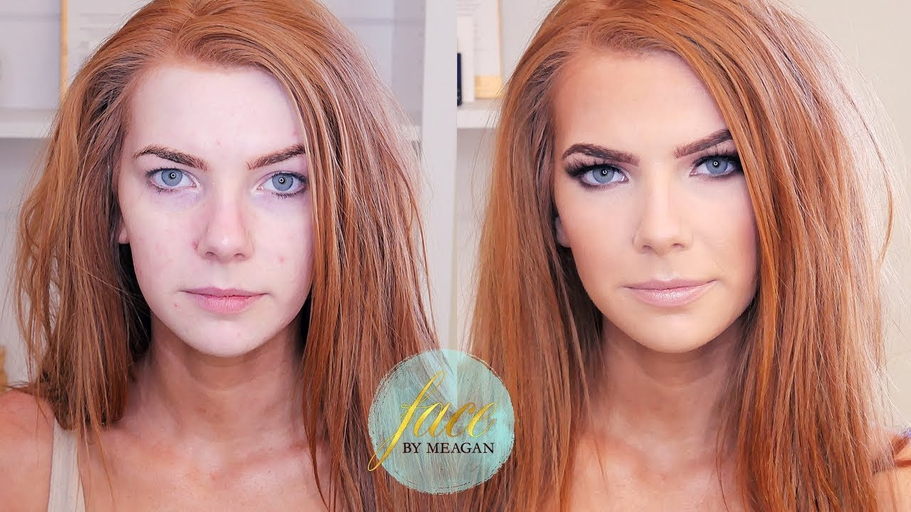 Makeup For Blue Eyes Red Hair Makeup For Redheads Tutorial Green Beauty Face Meagan Youtube