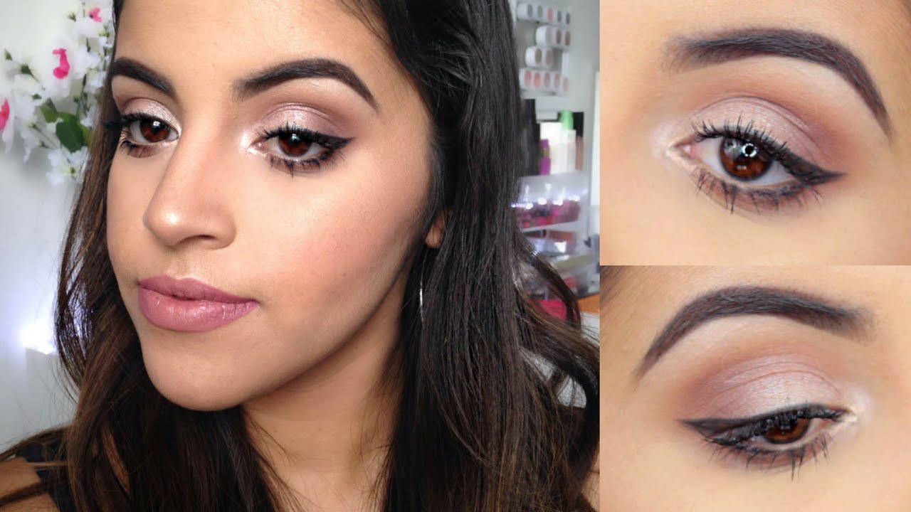 Makeup For Brown Eyes Makeup Tutorial For Brown Eyes For Beginners Youtube