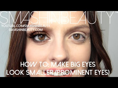 Makeup For Bulging Eyes How To Make Big Prominent Eyes Look Smaller Makeup For Beginners