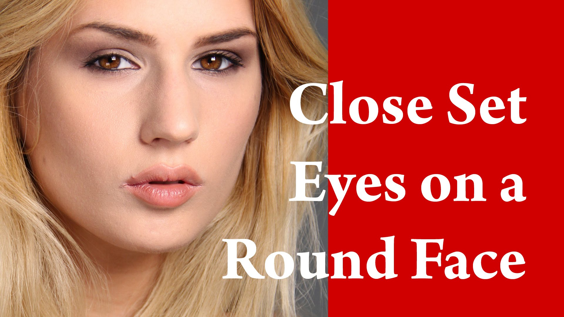 Makeup For Close Set Eyes Round Shaped Face Makeup Tutorial For Close Set Eyes