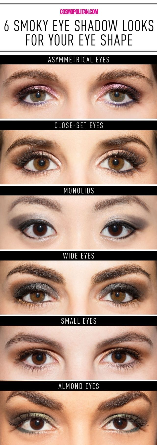 Makeup For Different Eye Shapes 6 Perfect Smoky Eye Looks For Your Eye Shape If I Had Money Id