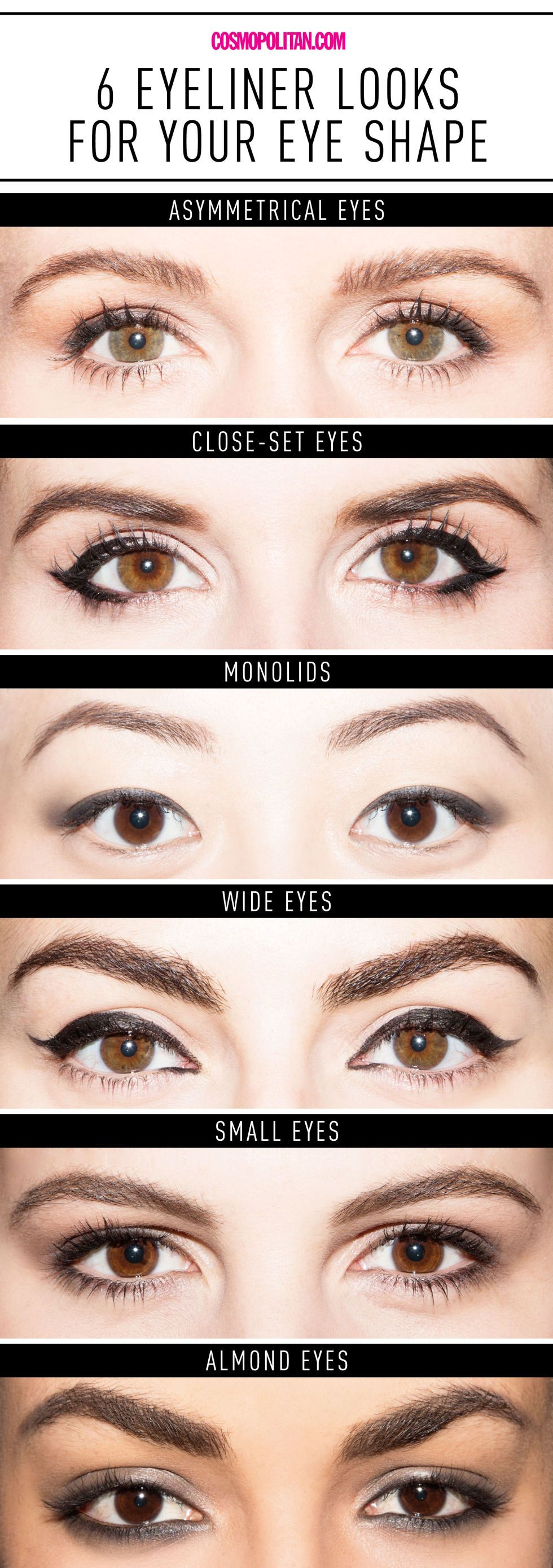 Makeup For Different Eye Shapes 6 Ways To Get The Perfect Eyeliner Look For Your Eye Shape In 1
