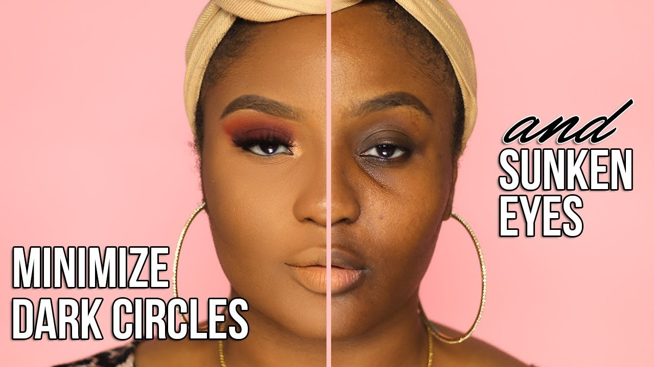 Makeup For Under Eye Bags Makeup For Dark Under Eye Circles Sunken Eyes Bag Lady Youtube