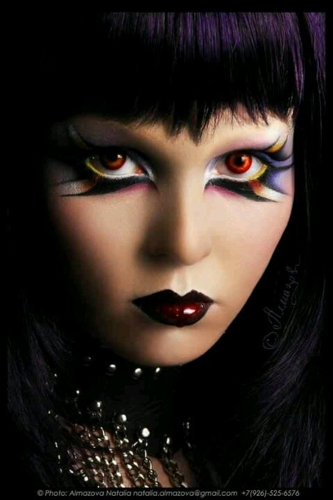 Makeup Gothic Eyes Goth Gothic I Love Her Eye Makeup Eyes Makeup Woman Fashion