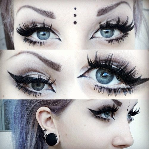 Makeup Gothic Eyes Goth Makeup Via Tumblr On We Heart It