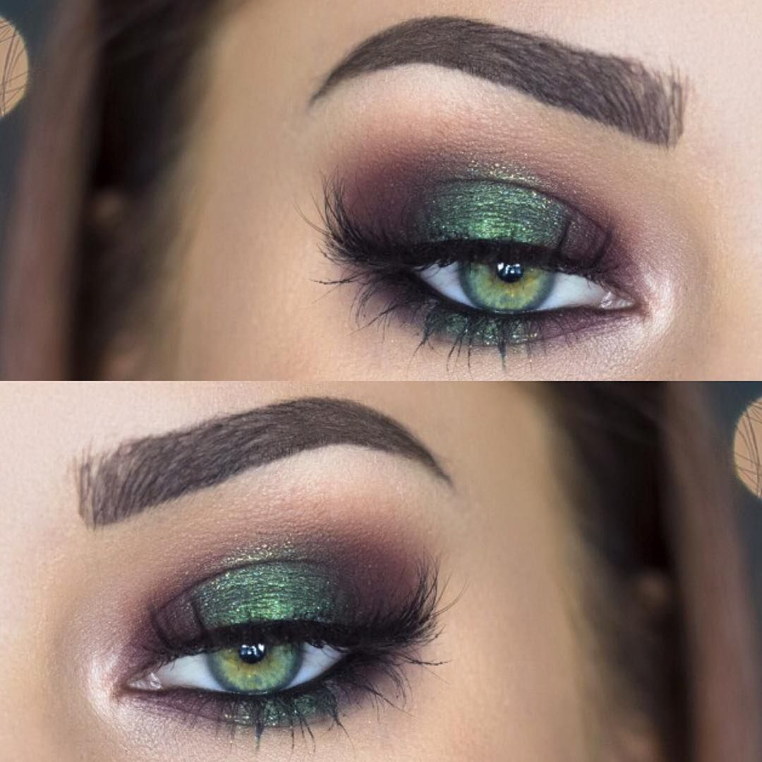 Makeup Green Eyes Metallic Emerald Green Smokey Eye Makeup Makenziewilder Make Up