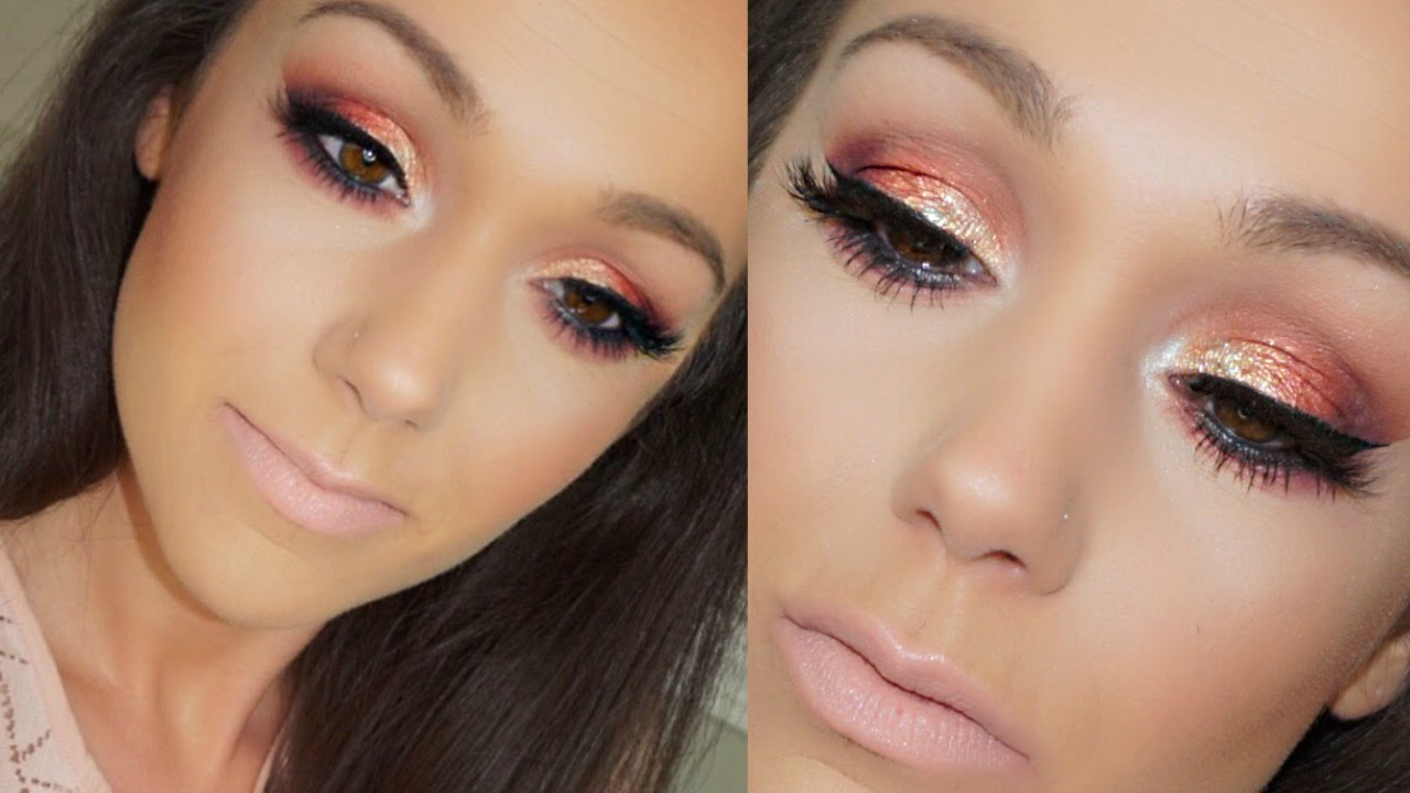 Makeup Hooded Eyes Sunset Eye Makeup Tutorial Prom Makeup Hooded Eyes Youtube