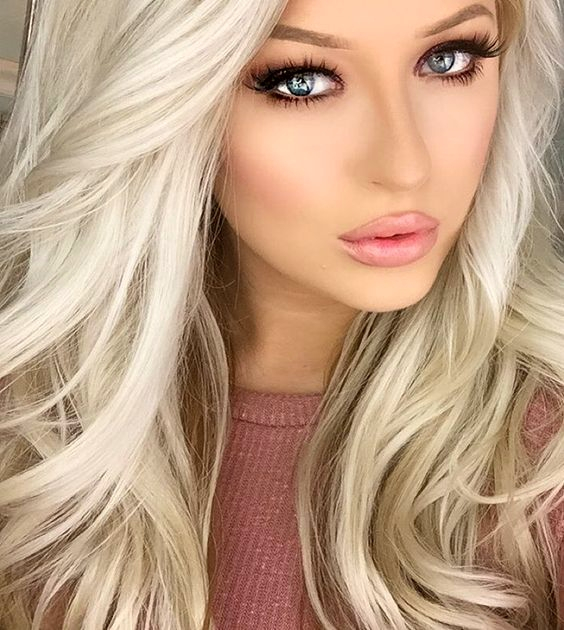 Makeup Looks For Blue Eyes And Blonde Hair Blonde Hair Blue Eyes And Perfect Makeup Miladies