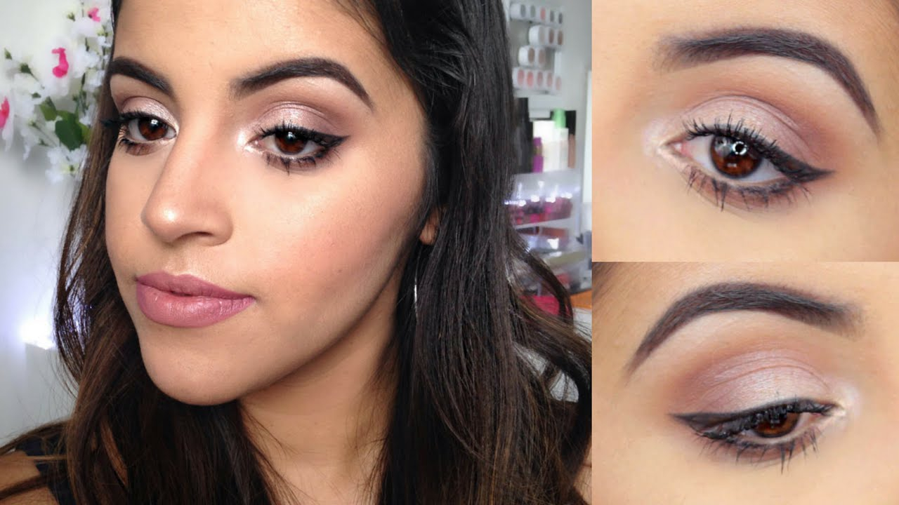 Makeup Looks For Brown Eyes Makeup Tutorial For Brown Eyes For Beginners Youtube