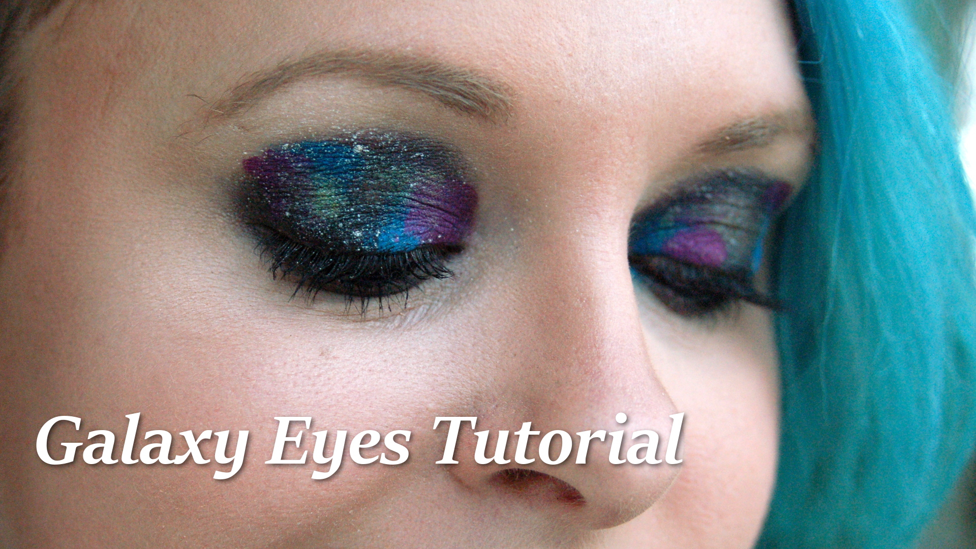 Makeup On Eyes Galaxy Eye Makeup Tutorial Makeup Files Makeup Files