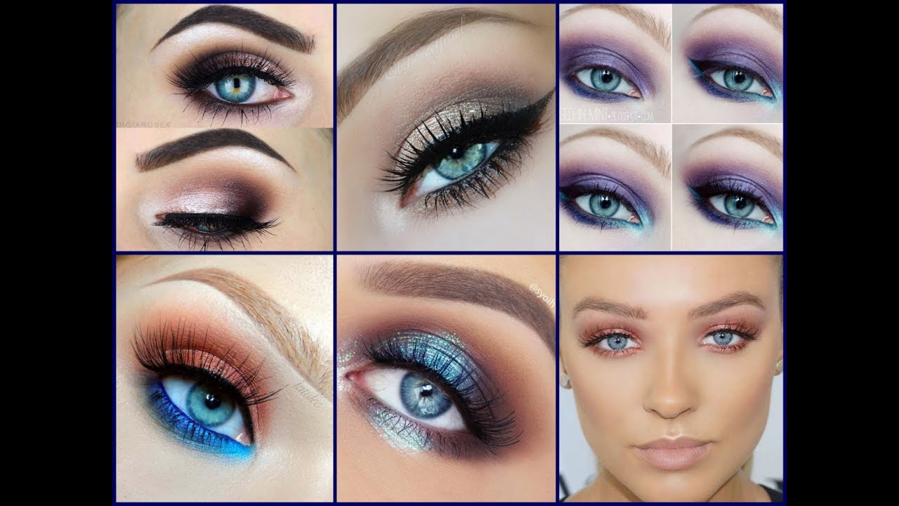 Makeup Styles For Blue Eyes How To Make Blue Eyes Trendy Makeup Ideas For Blue Eyes Youtube