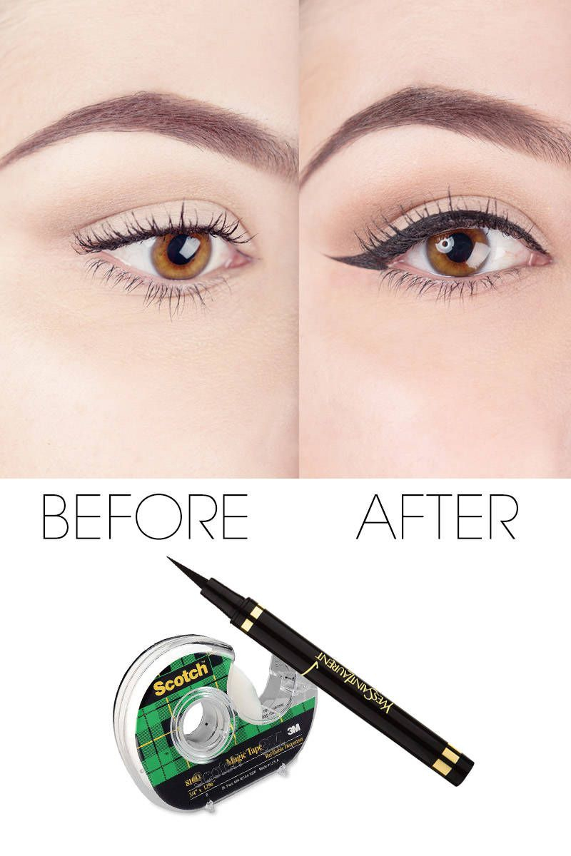 Makeup Tape Eyes Liquid Eyeliner Tips Scotch Tape Tips To Perfect Your Liquid Eyeliner