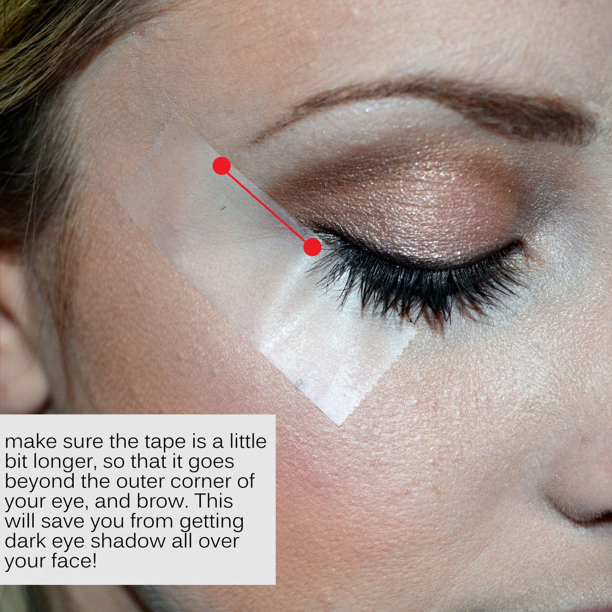 Makeup Tape Eyes Quick Tips Theeyelashdiariesofalbleezy