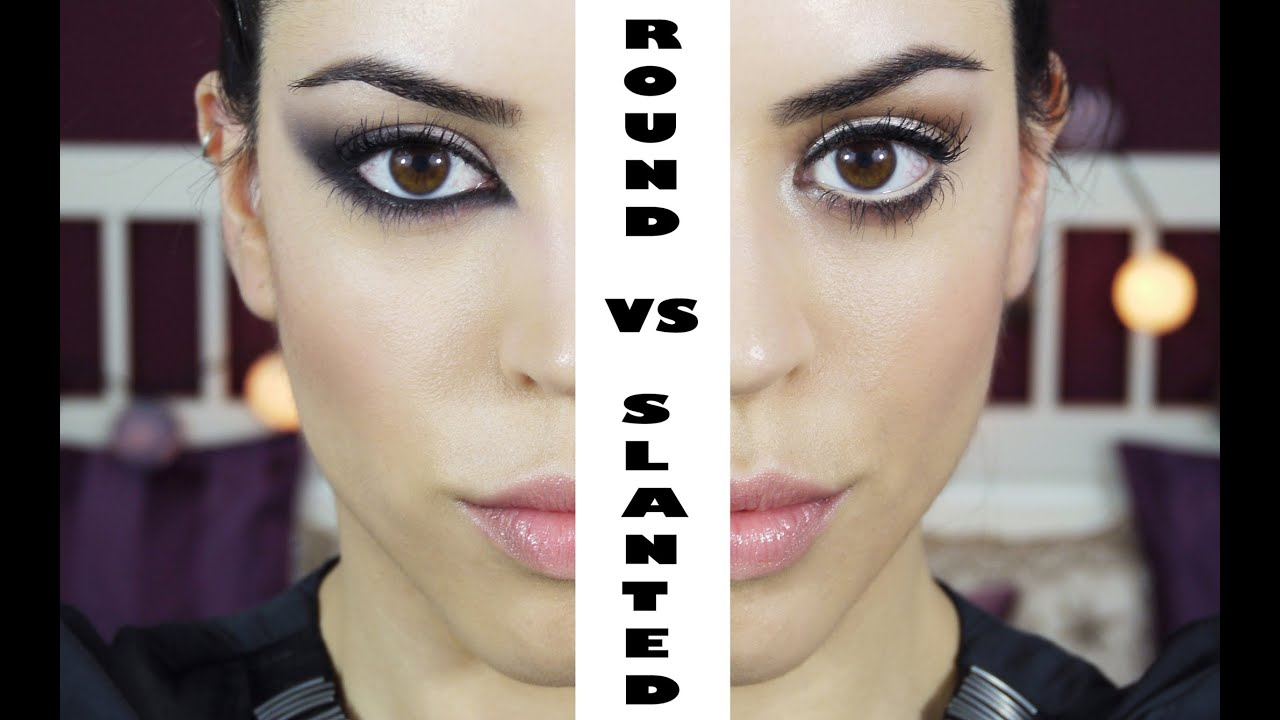 Makeup To Elongate Eyes Round Vs Slanted Eyes Makeup Tutorial Youtube