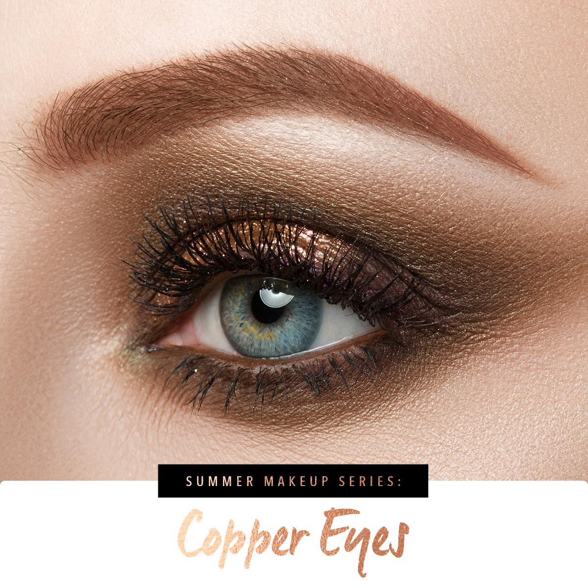 Makeup To Lighten Brown Eyes Summer Makeup Looks Copper Eyeshadow Real Techniques