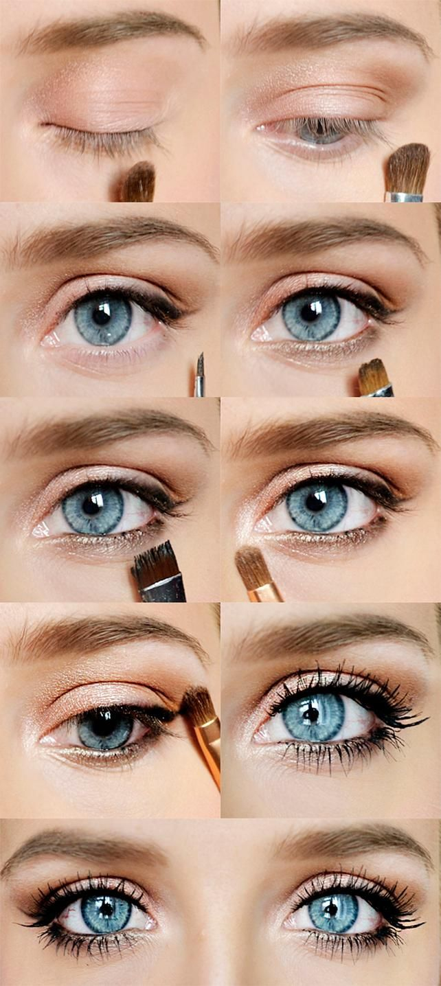 Makeup Tutorial For Blue Eyes 12 Easy Ideas For Prom Makeup For Blue Eyes Makeup Pinterest