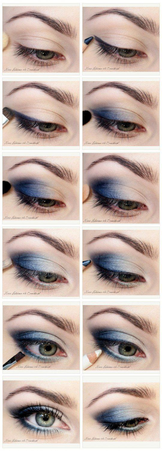 Makeup Tutorial For Blue Eyes 20 Smooth Makeup Tutorials For Blue Eyes With Pictures