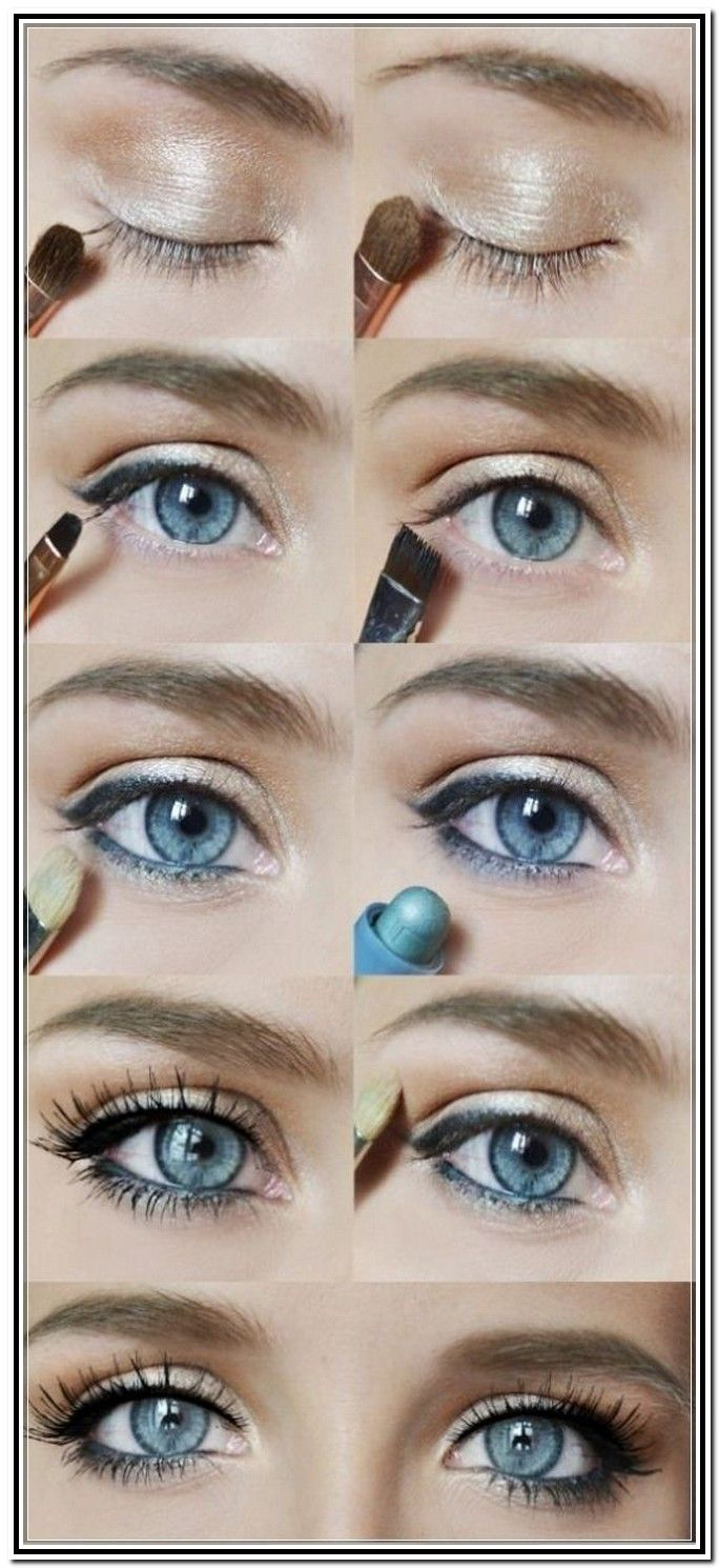 Makeup Tutorial For Blue Eyes Blue Eyes Makeup Tutorials Blue Eyes Makeup Tutorials Pinterest
