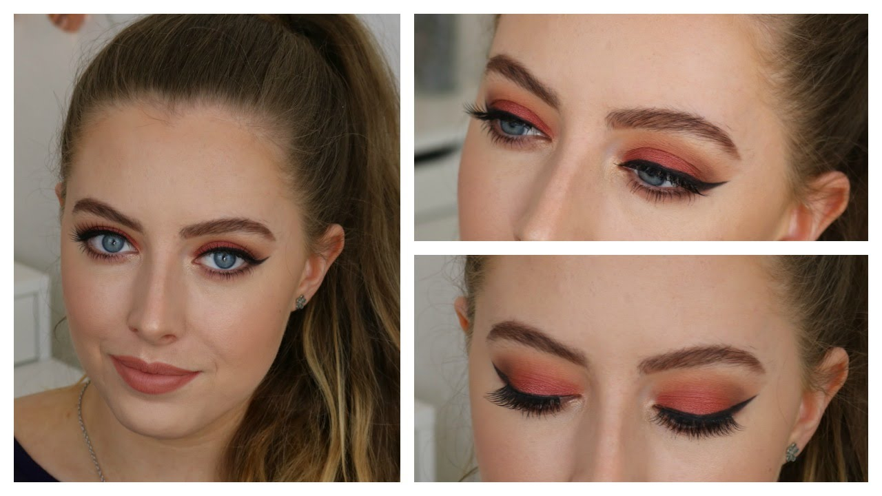 Makeup Tutorial For Blue Eyes Red Smokey Eye Makeup Tutorial For Blue Eyes Beauty District