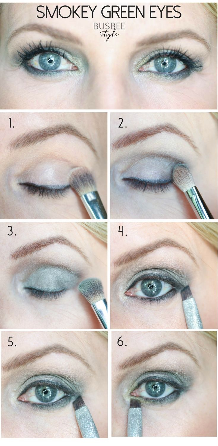 Makeup Tutorial For Green Eyes Beauty Tips Makeup Tutorial Green Eyeshadow Beauty Pinterest