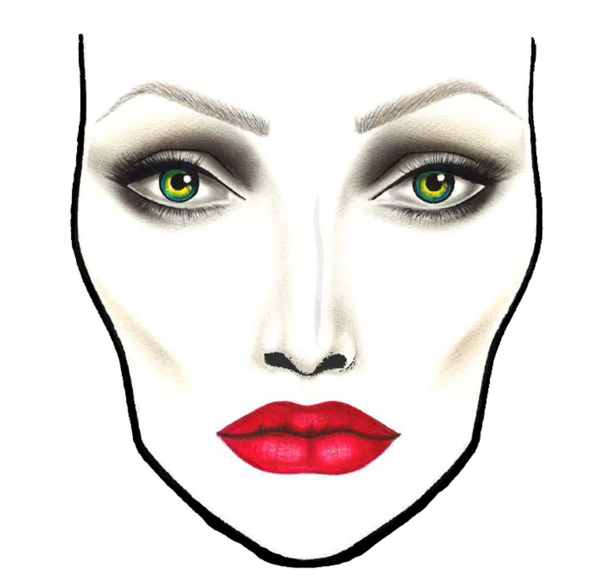 Maleficent Eye Makeup Angelina Jolies Makeup Artist On Sculpting Cheekbones How To