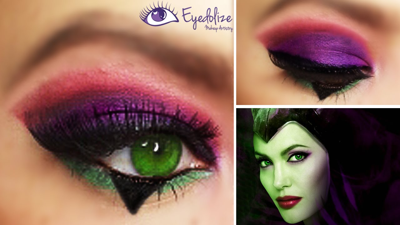 Maleficent Eye Makeup Disney Maleficent Inspired Eyeshadow Tutorial Eyedolize Makeup