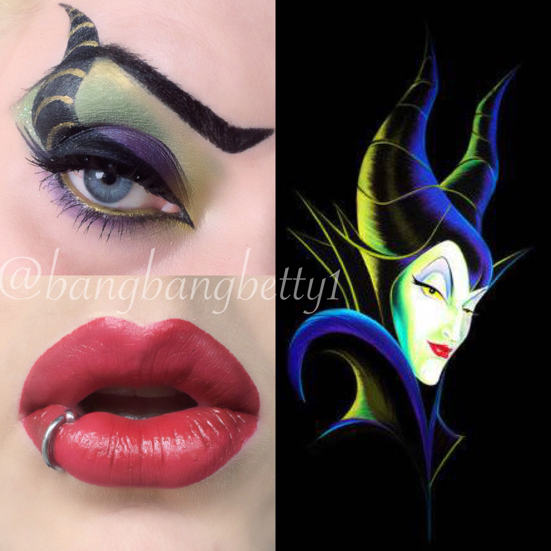 Maleficent Eye Makeup Maleficent Eye Makeup Art From Sleeping Beauty Maleficent Makeup
