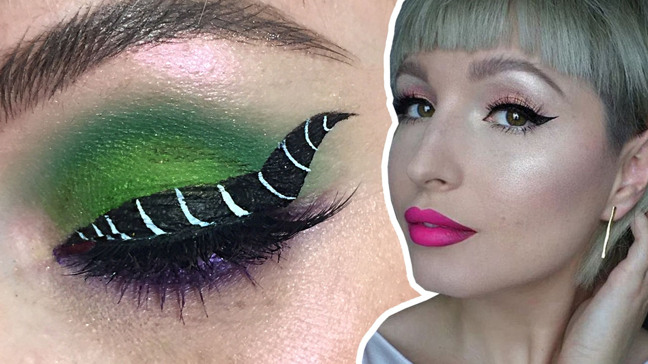 Maleficent Eye Makeup Maleficent Eyeliner Makeup Tutorial With Vlada Haggerty Disney