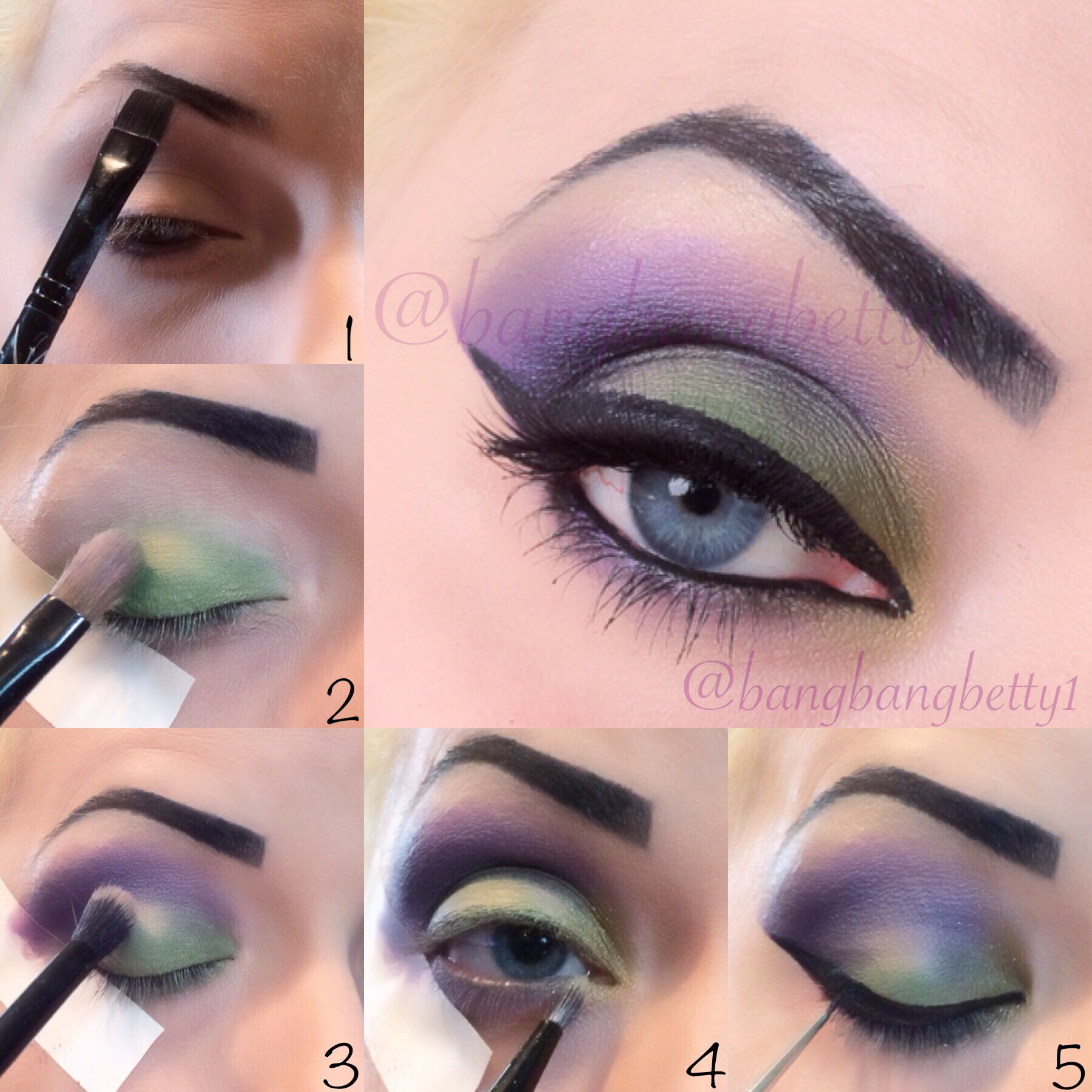 Maleficent Eye Makeup Pictorial For Wearable Maleficent Look Maleficent Eye Shadow