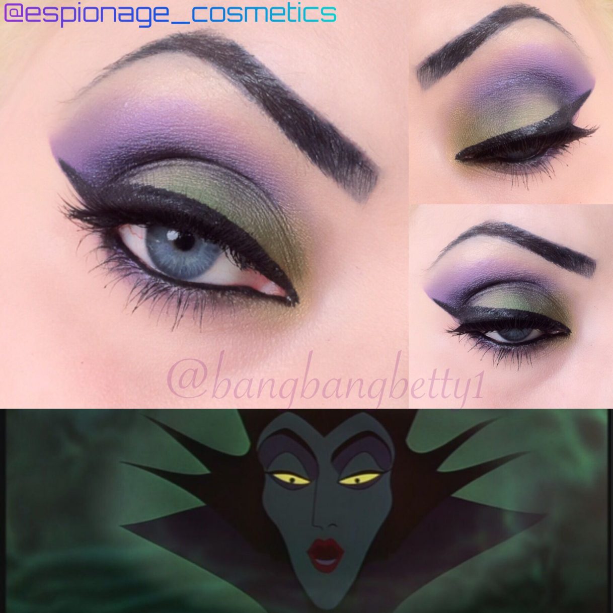 Maleficent Eye Makeup Wearable Maleficent Inspired Eye Makeup Maleficent Makeup Eye