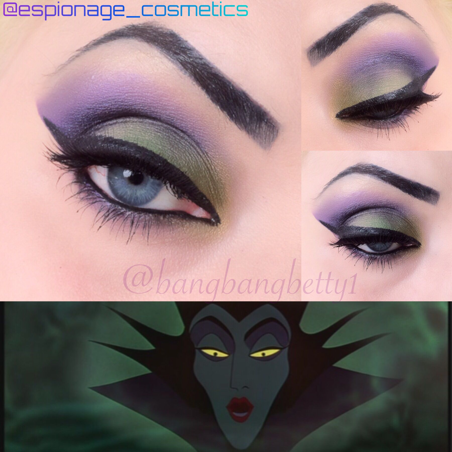 Maleficent Eye Makeup Wearable Maleficent Inspired Eye Makeup Maleficent Makeup Eye