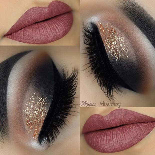 Maroon And Gold Eye Makeup 41 Insanely Beautiful Makeup Ideas For Prom Stayglam