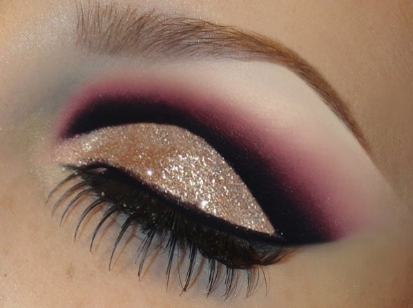 Maroon And Gold Eye Makeup Health Beauty Eye Makeup