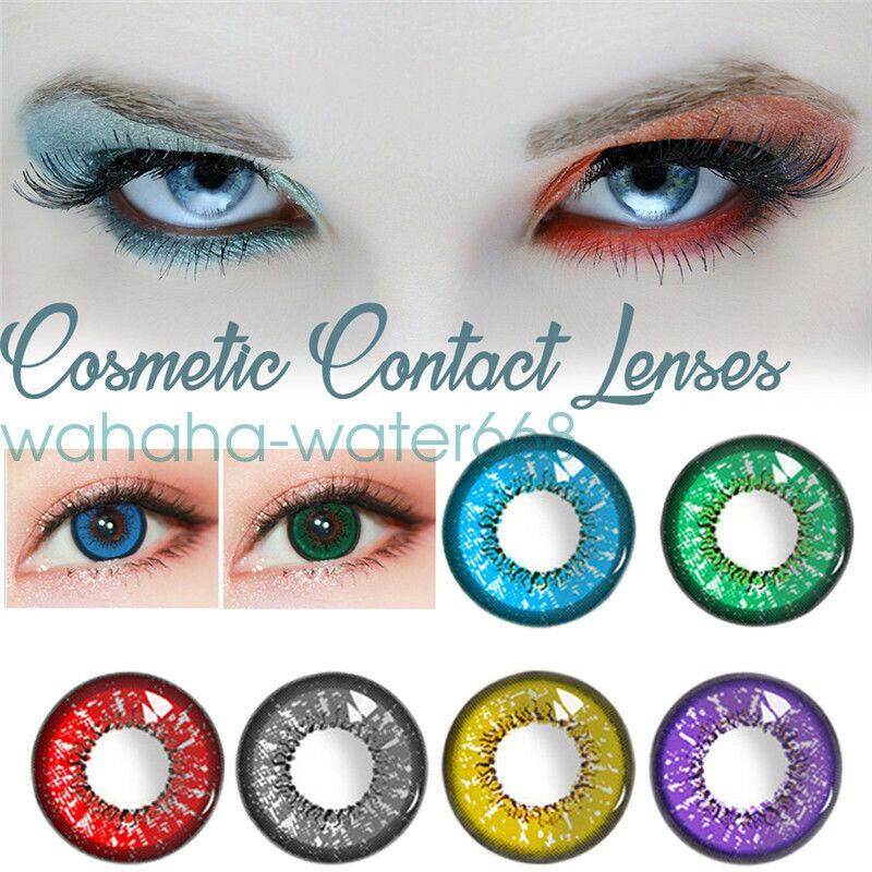 Masquerade Eye Makeup 1 Pair Of Colorful Contact Cosmetic Eye Makeup Lenses Beauty