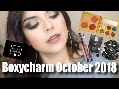 Masquerade Eye Makeup Boxycharm October 2018 Review Demo Pur Cosmetics Midnight