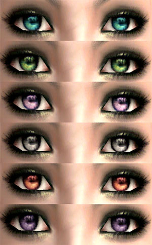 Masquerade Eye Makeup Mod The Sims Masquerade Eye Set 6 Colours Thesquishy0ne