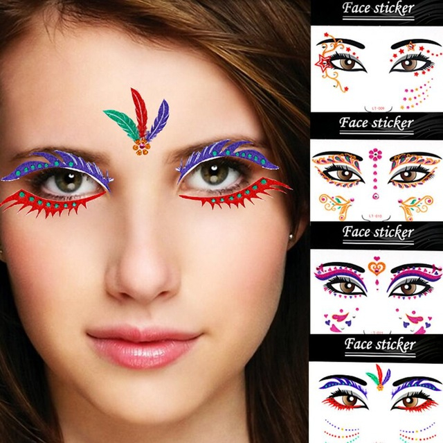 Masquerade Eye Makeup Necessary Fashionable Makeup Art Face Against Pat Nightclub