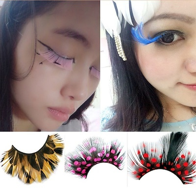 Masquerade Eye Makeup Qoo10 1pair Stage Fake Eyelashes Eye Makeup Lash Tool Masquerade