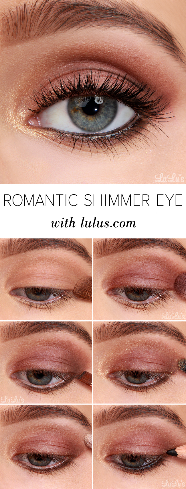 Mauve Eye Makeup Lulus How To Romantic Shimmer Eyeshadow Tutorial Lulus