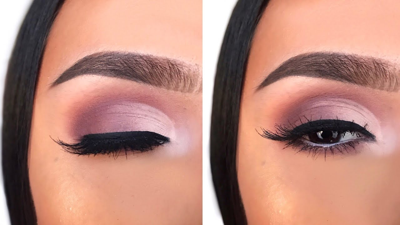 Mauve Eye Makeup Purple Mauve Eyeshadow Tutorial Fall Makeup 2017 Youtube