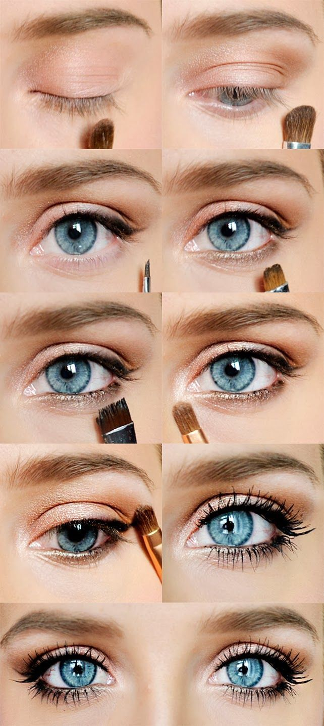 Natural Eye Makeup For Blue Eyes 12 Easy Ideas For Prom Makeup For Blue Eyes Makeup Beauty