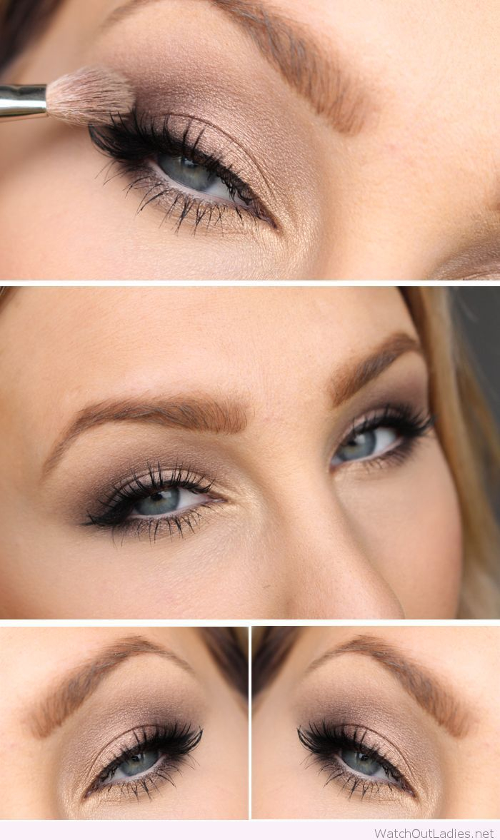 Natural Eye Makeup For Blue Eyes Gorgeous Natural Eye Makeup Golden Shimmers Blue Eyes Eye