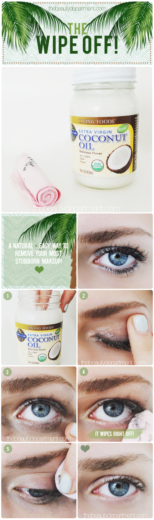 Natural Eye Makeup Remover The Beauty Department Your Daily Dose Of Pretty Diy